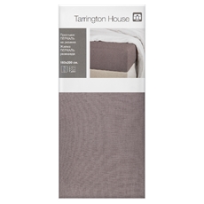 Tarrington House Простыня светло-коричневая перкаль на резинке, 160 x 200см