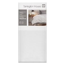 Tarrington House Пододеяльник белый перкаль, 148 x 215см