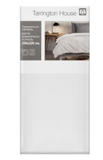 Tarrington House Пододеяльник цветы на сером-серая перкаль, 200 x 220см