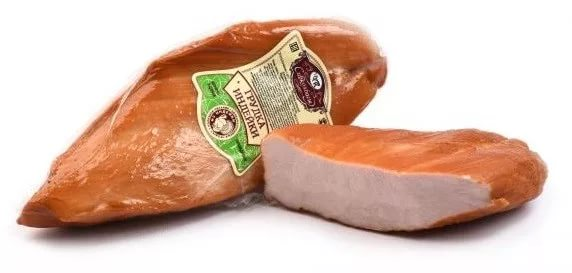 Грудка индейки Сибирские колбасы копчено-вареная, ~400г