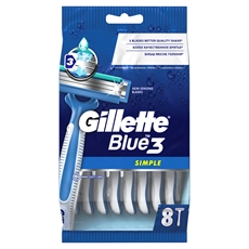 Бритва Gillette Blue 3 Simple одноразовая, 8шт