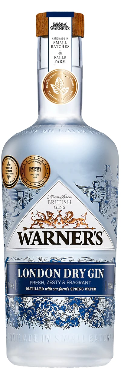 Джин Warners London Dry, 0.7л купить по выгодной цене, самовывоз ...