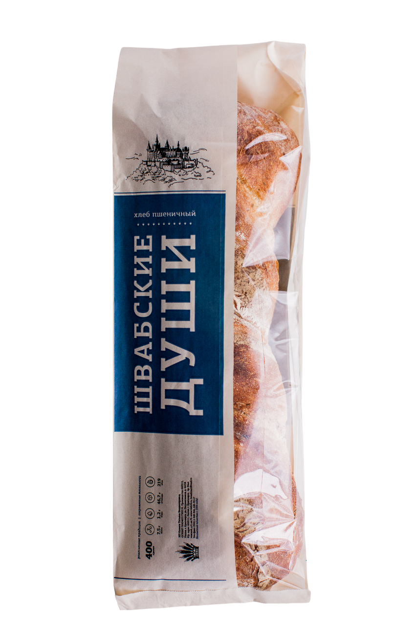 Хлеб Хлебный двор пшеничный Швабские души, 400г