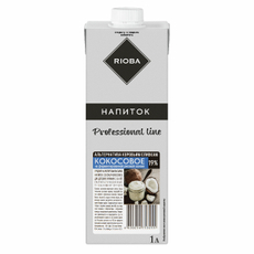 RIOBA Кокосовые сливки на растительном сырье 19%, 1л