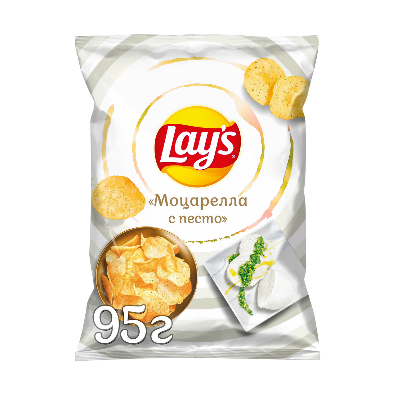 Чипсы Lay's Моцарелла с песто, 95г купить с доставкой на дом и дачу ...