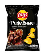 Чипсы Lay's рифленые Острые крылышки, 95г