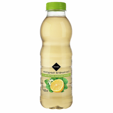 RIOBA Холодный чай зеленый со вкусом лимона и мяты, 500мл