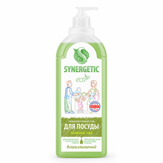 Гель для мытья посуды Synergetic Зеленый чай, 1л