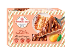 Торт Венский цех Груша-Карамель, 420г