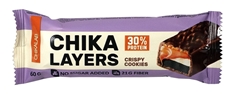 Батончик Chikalab Chika Layers протеиновый хрустящее печенье с двойным шоколадом, 60г