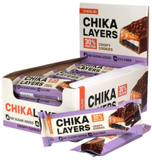 Батончик протеиновый Chikalab Chika Layers Crispy Cookies, 60г х 20 шт