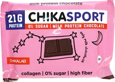 Шоколад Chikalab Chika Sport протеиновый молочный, 100г