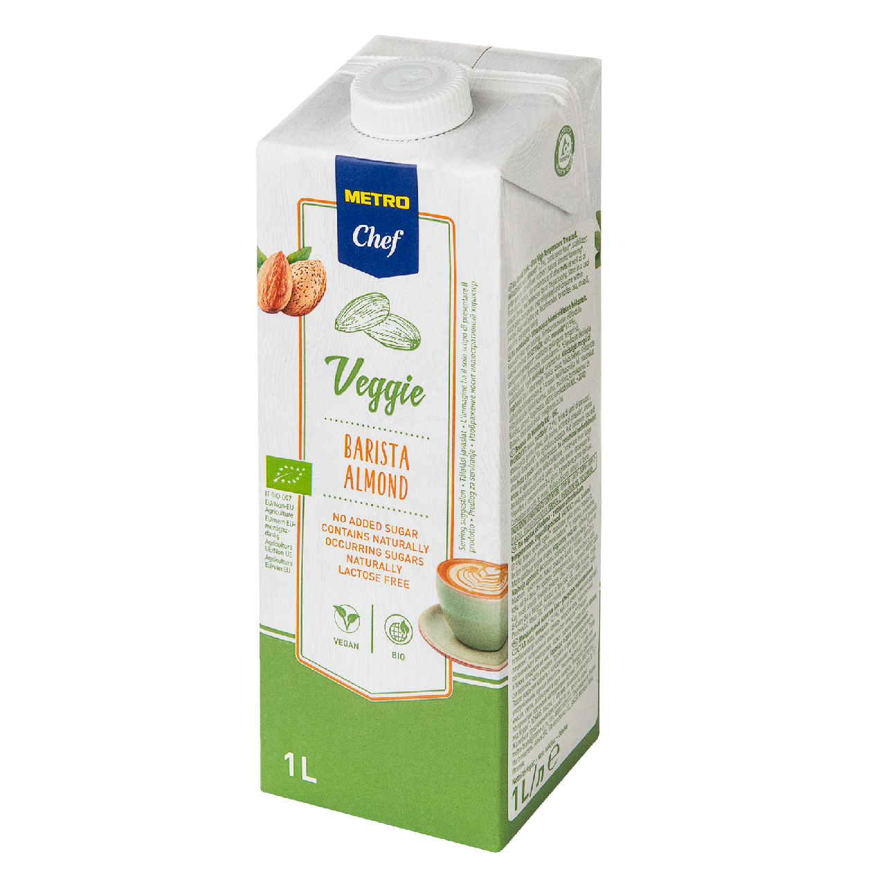Изображение товара METRO Chef Bio Напиток растительный миндальный Veggie Barista, 1л