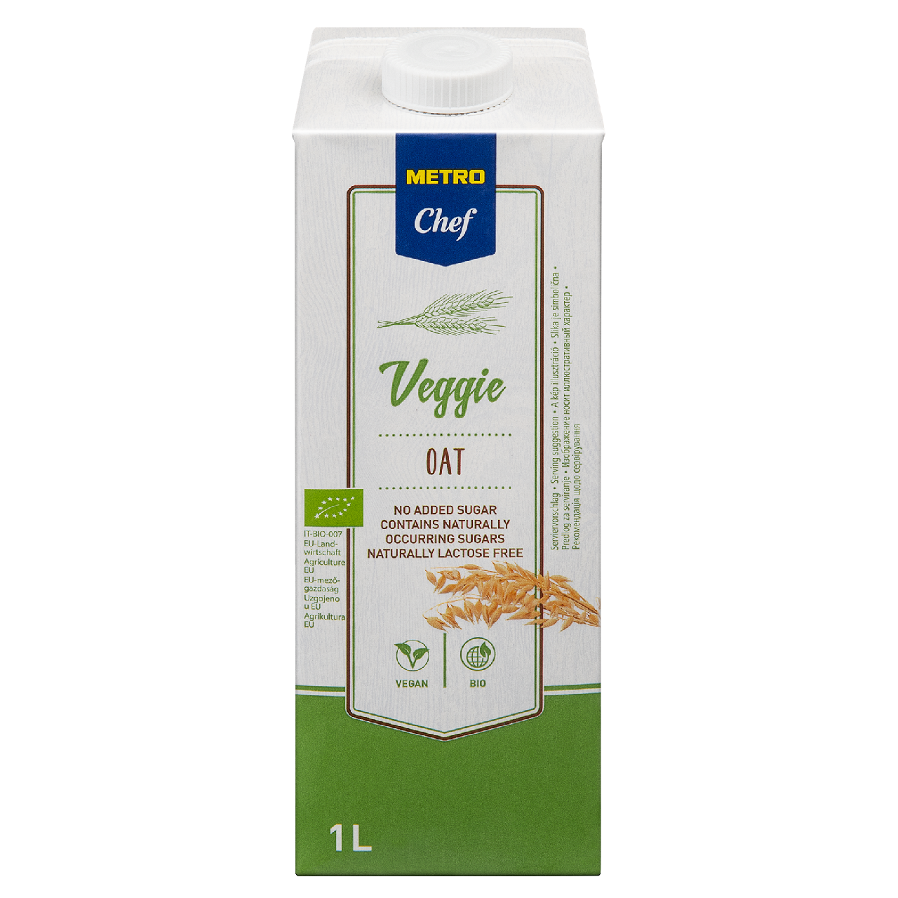 Изображение товара METRO Chef Bio Напиток растительный овсяный Veggie, 1л