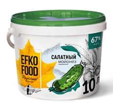 Майонез Efko Food салатный 67%, 10л