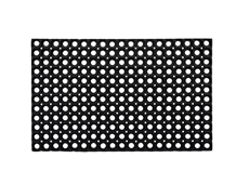 Коврик придверный резина решетка, 50 x 100 х 1.6см