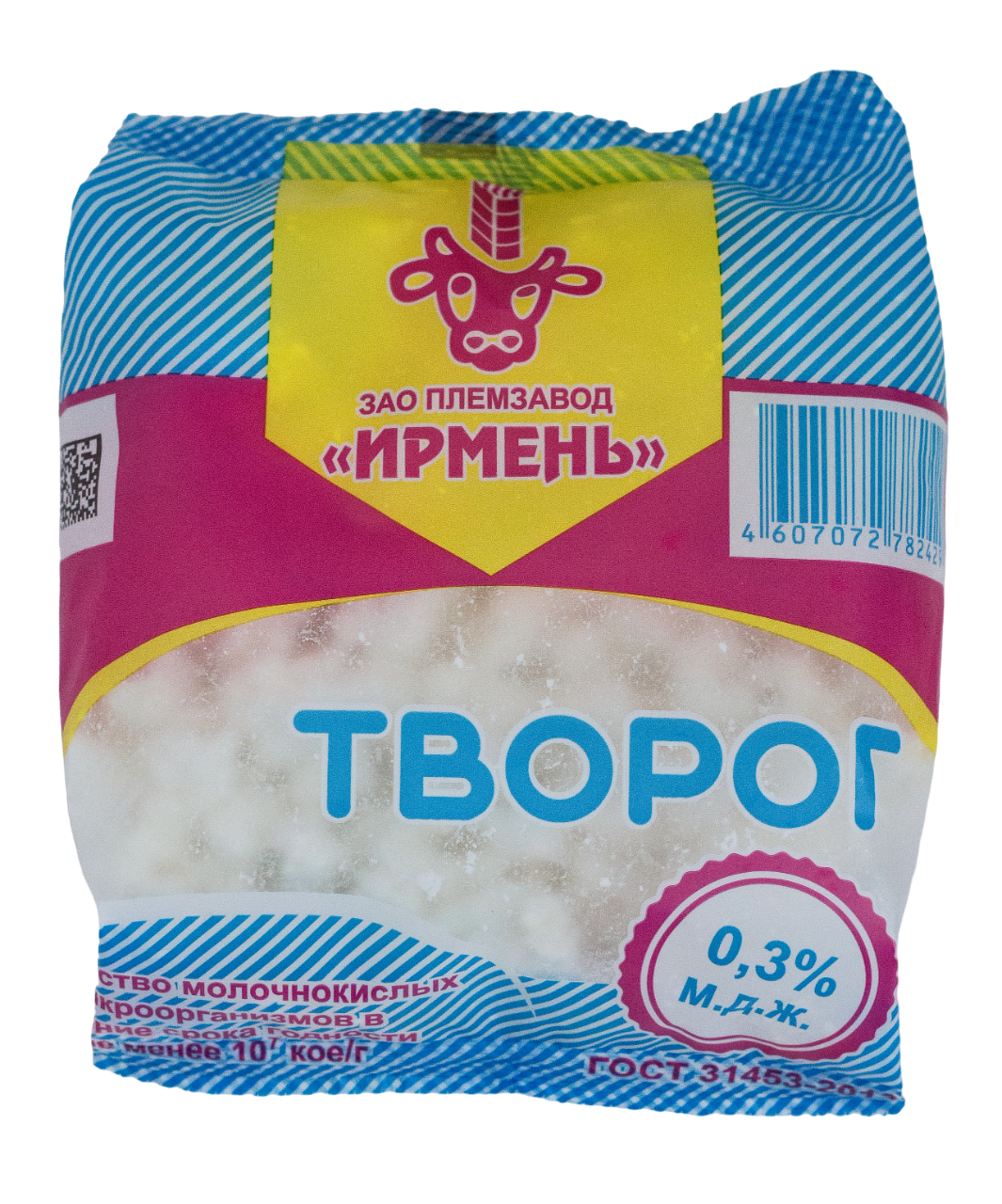 Творог Ирмень нежирный, 500г