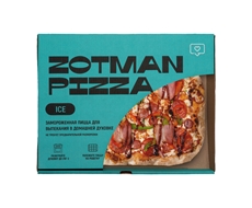 Пицца Zotman Баварская мясная замороженная, 465г