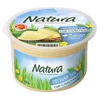 Сыр Natura сливочный легкий полутвердый 16%, 400г