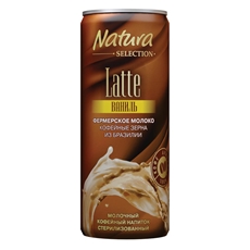 Напиток молочно-кофейный Natura selection Latte Ваниль, 220мл