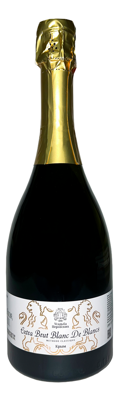 Вино игристое Усадьба Перовских белое брют, 0.75л