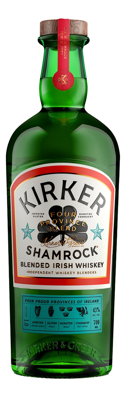 Изображение товара Ирландский виски Kirker Shamrock Blended 0.7л качественный купаж