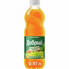 Нектар Добрый мультифрукт, 970мл