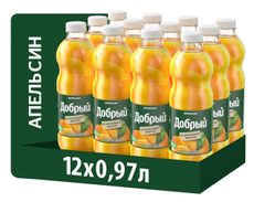 Нектар Добрый апельсин, 970мл x 12 шт
