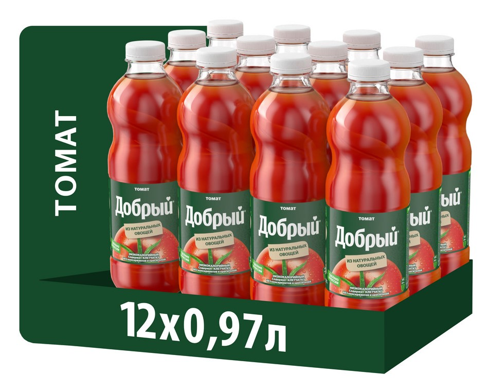 Нектар Добрый томат, 970мл x 12 шт