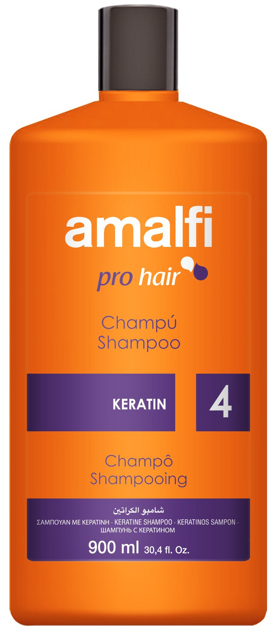 Изображение товара Шампунь Amalfi Pro с кератином 900мл для восстановления волос