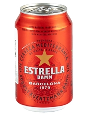 Пиво Estrella Damm, 0.33л