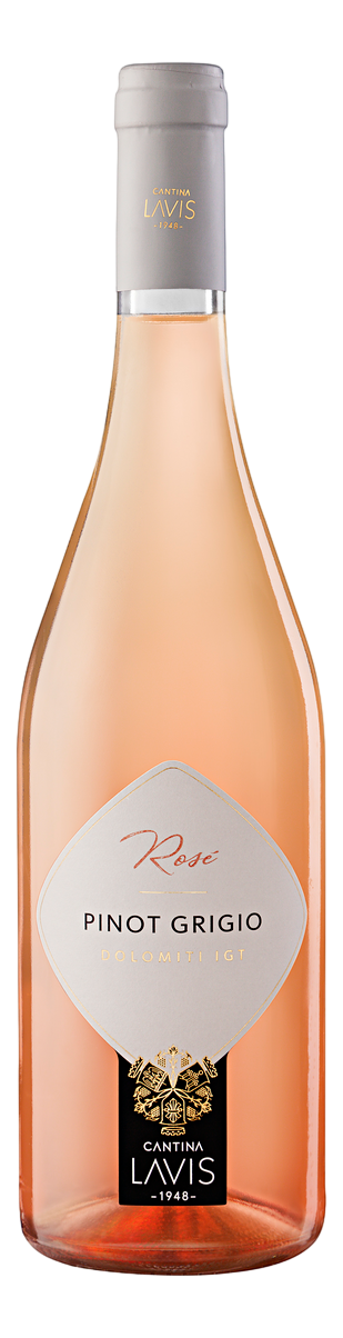 Изображение товара Вино Lavis Pinot Grigio Rose розовое сухое 0.75 л Италия