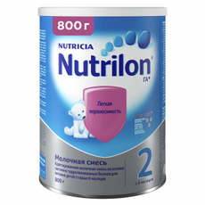 Смесь молочная детская Nutrilon 2 с 6 месяцев, 800г