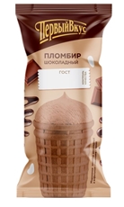 Мороженое Первый вкус пломбир шоколад 15%, 90г