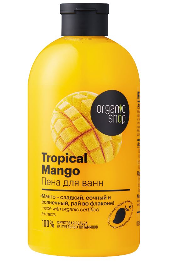 Изображение товара Пена для ванн Shop Home Made tropical mango, 500мл