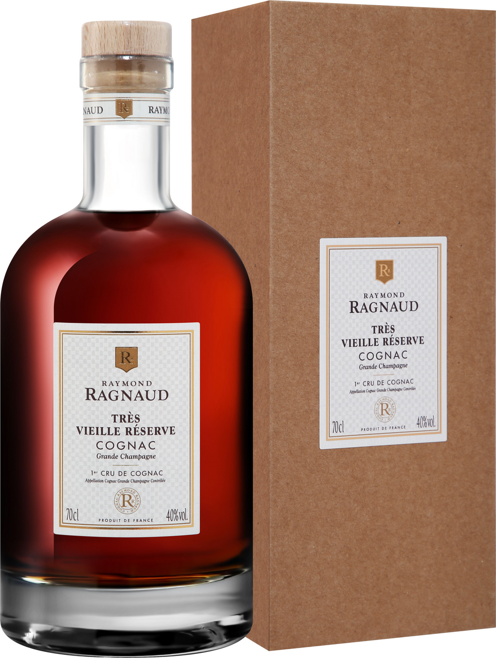 Изображение товара Коньяк Raymond Ragnaud Tres Vieille Reserve 6 лет в подарочной упаковке, 0.7л