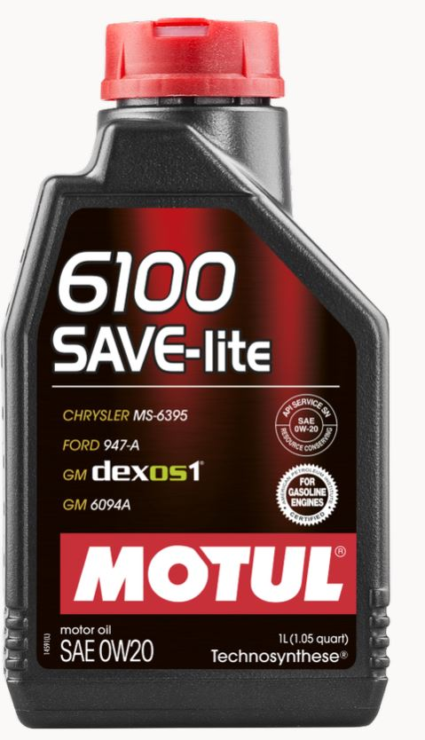 Масло Motul Save-Lite моторное 0W20 6100, 1л