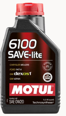 Масло Motul Save-Lite моторное 0W20 6100, 1л