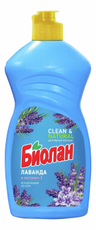 Средство Биолан для мытья посуды лаванда-витамин E, 450мл