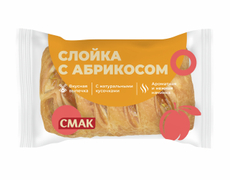 Слойка Смак с абрикосом, 90г