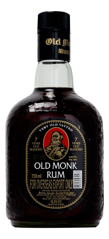 Ром индия old monk. Ром Олд Монк Индия. Ром Олд Монк 0,75. Ром old Monk выдержанный 7. Ром old Monk выдержанный 7 лет 42.8 0.75л.