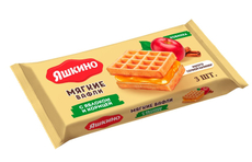 Вафли мягкие Яшкино с яблоком и корицей, 120г