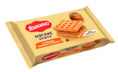 Вафли мягкие Яшкино с кремом вареная сгущенка, 120г