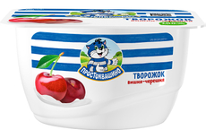 Творожок Простоквашино с вишней и черешней 3.6%, 130г