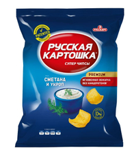 Чипсы Русская картошка сметана-укроп, 80г