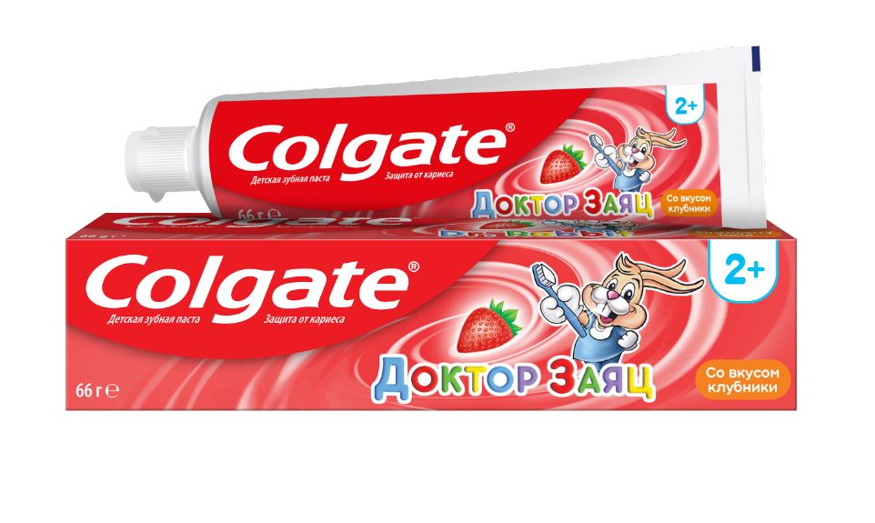 Изображение товара Зубная паста детская Colgate Доктор заяц 2+, 50мл