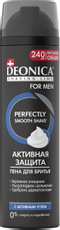 Пена для бритья Deonica for Men Активная защита, 240мл