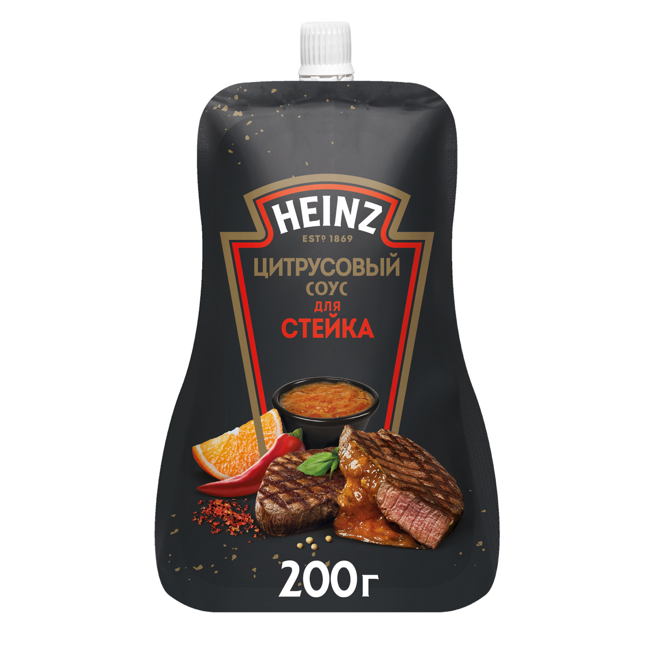 Соус Heinz для стейка цитрусовый, 200г купить с доставкой на дом, цены в  интернет-магазине