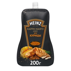 Соус Heinz для курицы карри-манго, 200г