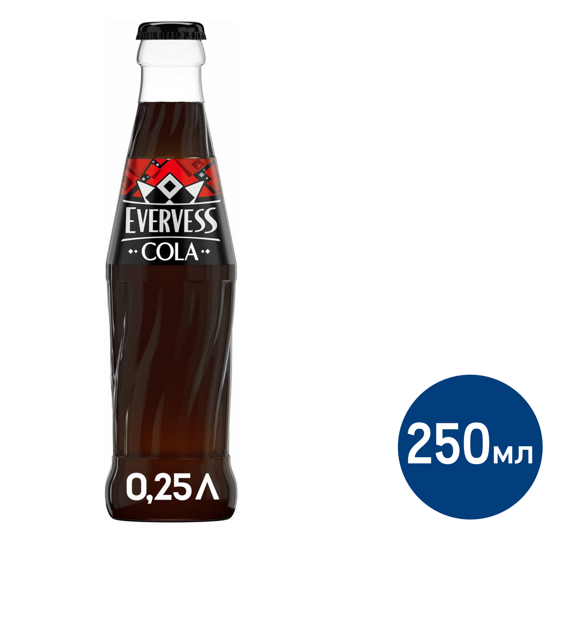 Напиток газированный Evervess Cola, 250мл купить с доставкой на дом, цены в  интернет-магазине